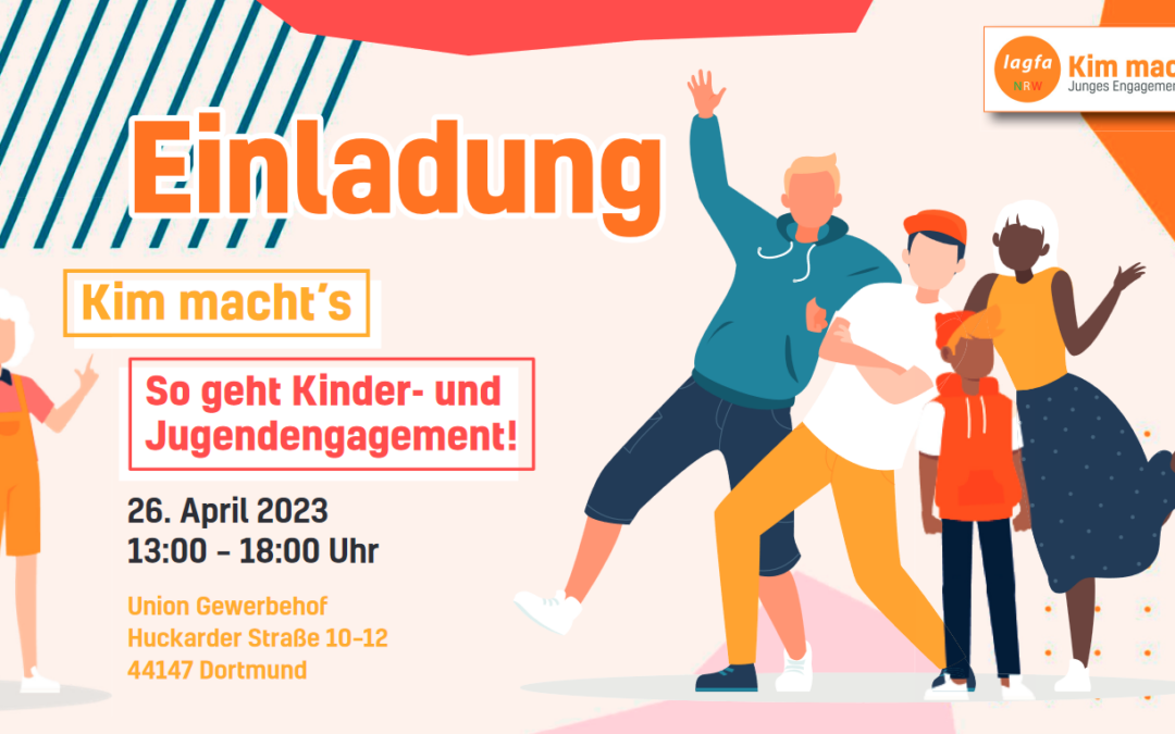 Einladung zur Veranstaltung Kim machts – so geht Kinder- und Jugendengagement!