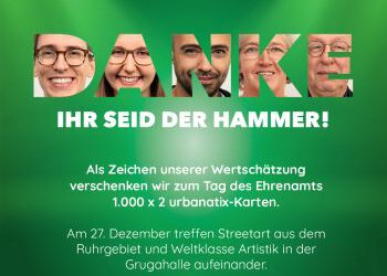 2.000 x 2 Tickets für Engagierte in NRW – WestLotto & lagfa NRW