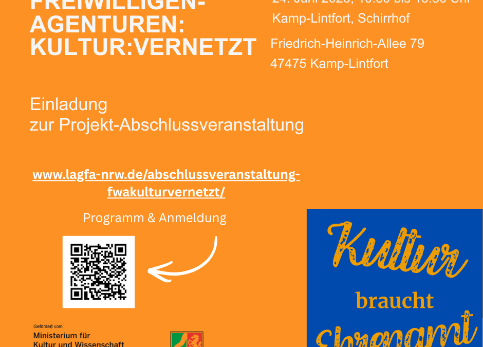 Einladung Abschluss FWA:Kultur:Vernetzt